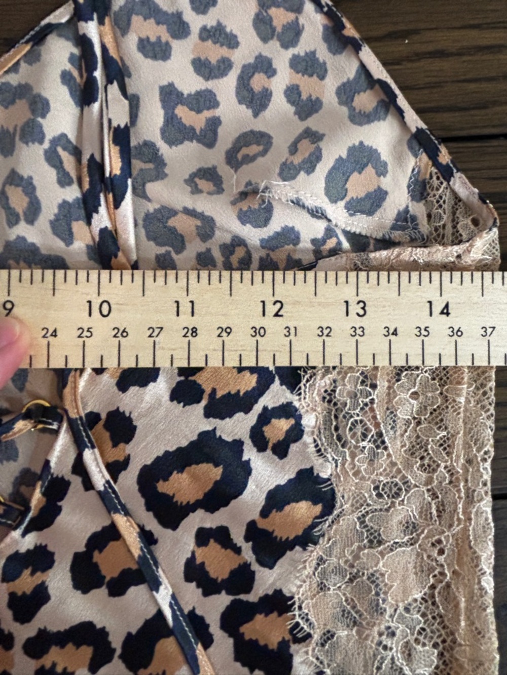 Victoria’s Secret Leopard Lace Cami XS Y2K Satin Tie Back Top Going Out - Picture 11 of 14